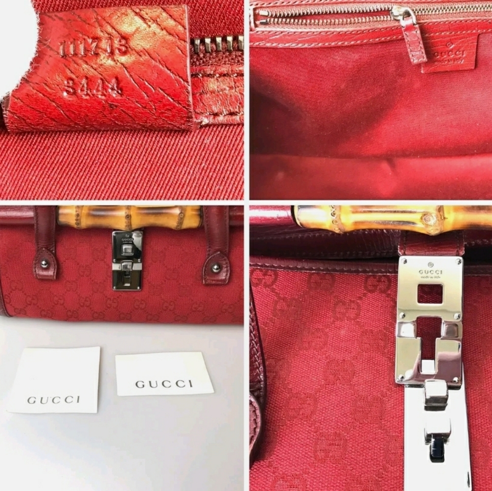 SOLD Gucci Bullet Bag | Red - Picture 4 of 11